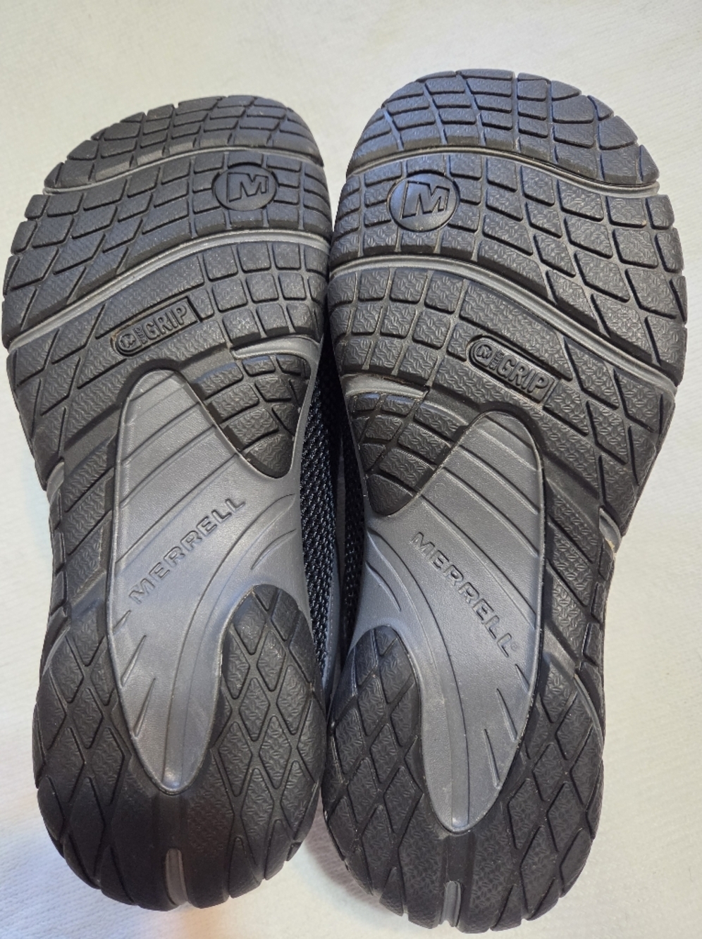 Merrell Women's Navy Blue Mesh Slip-On Shoes with Orange Insole. Sz 9 - Picture 6 of 6